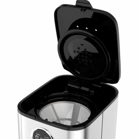 Кофеварка капельная BQ (БИ-КЬЮ) CM1007, 900 Вт, объем 1,5 л, поддержание температуры, серебристая, 86198274