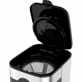 Кофеварка капельная BQ (БИ-КЬЮ) CM2002, 900 Вт, объем 1,5 л, поддержание температуры, серебристая, 86198275