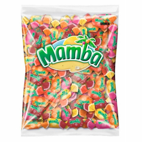 Конфеты жевательные MAMBA Ассорти, 1000 г, 09025А00000095