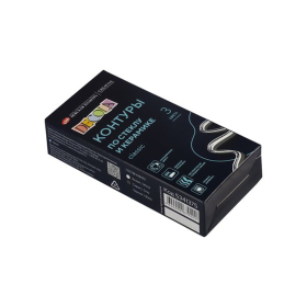 Контуры для работ по стеклу и керамике "Декола", НАБОР 3 цвета, туба по 18 мл, Невская Палитра, 5341375