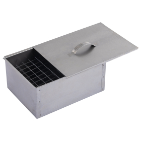 Коптильня двухъярусная металлическая, размер 350х260х160 мм, в гофрокоробе, 701730