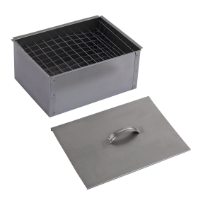 Коптильня двухъярусная металлическая, размер 350х260х160 мм, в гофрокоробе, 701730