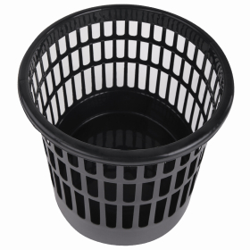 Корзина для бумаг STAFF "Basic" сетчатая, 9 л, черная, 237915