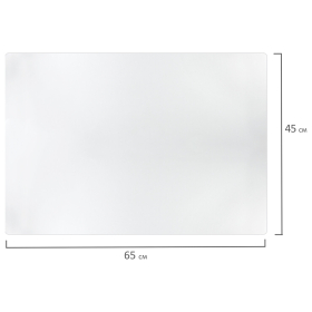 Коврик-подкладка настольный 450х650 мм, матовый, 0,8 мм, BRAUBERG, 238304, 1708456501