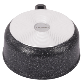 Ковш 1,6 л с крышкой и ручкой, пятислойное антипригарное покрытие, ГАРДАРИКА "Орион", 1616-04-10, 1616-18-10