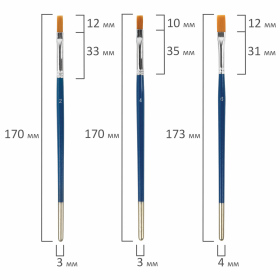 Краски акриловые художественные 12 цветов в тубах по 12 мл, кисти 3 шт., палитра, аксессуары, 19 предметов, BRAUBERG HOBBY, 192543