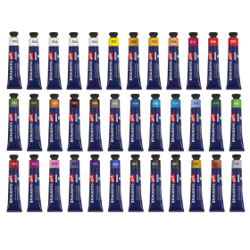 Краски акриловые художественные, НАБОР 36 штук, 31 цвет, в тубах по 22 мл, BRAUBERG ART CLASSIC, 192245