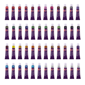 Краски акриловые художественные, НАБОР 48 штук, 41 цвет по 12 мл, в тубах, BRAUBERG ART DEBUT, 192295