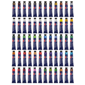 Краски акриловые художественные, НАБОР 60 штук, 49 цветов, в тубах по 22 мл, BRAUBERG ART CLASSIC, 192246