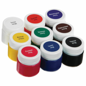 Краски по ткани акриловые "Я - Художник!", 9 цветов по 15 мл, в банках, Невская Палитра, 228411541