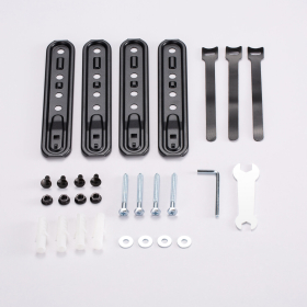 Кронштейн-крепление для ТВ настенный, до 35 кг. VESA 75х75-400х400, 32"-55", черный, SONNEN, 455946