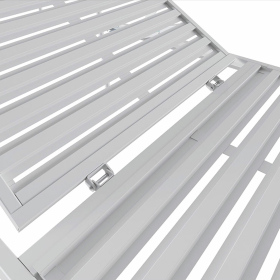 Кровать медицинская HILFE "MB111" 840х2084х906 мм, с углом наклона, ложе реечное, цвет белый, S26599100103