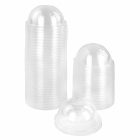 Крышка купольная для стакана d 90 мм, прозрачная, полипропилен, ВЗЛП, 3006П