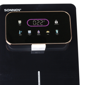 Кулер для воды с мгновенным нагревом SONNEN FSI-01M, 16 л/ч, охлаждение, НИЖНЯЯ ЗАГРУЗКА, сенсорное управление, выбор температуры, 455748