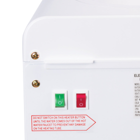 Кулер для воды SONNEN FS-01, напольный, НАГРЕВ/ОХЛАЖДЕНИЕ ЭЛЕКТРОННОЕ, 2 крана, белый, 452419