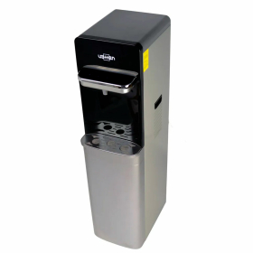 Кулер для воды VATTEN L06NK, напольный, НАГРЕВ/ОХЛАЖДЕНИЕ КОМПРЕССОР, бутыль снизу, 1 кран, сенсорное управление, серебристый, УТ-00001461