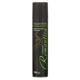 Лак для волос 200 мл, РОМАНТИКА "Классик", очень сильная фиксация, СИБИАР, 5-01.04.142.12