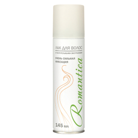 Лак для волос с растительными экстрактами 145 мл, РОМАНТИКА, очень сильная фиксация, СИБИАР, 5-01.04.044.01