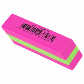 Ластики BRAUBERG "Color", НАБОР 3 штуки, 55х15х13 мм, прямоугольные, скошенные, блистер, 272672