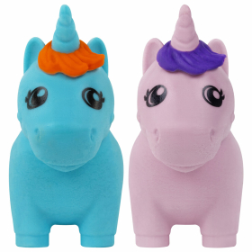 Ластики фигурные BRAUBERG KIDS "Единороги", НАБОР 2 штуки, блистер, 271990