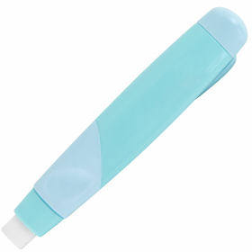 Ластики выдвижные BRAUBERG "REWIND", 2 ШТУКИ, 114х20х20 мм, белые, пастельные цвета корпуса, блистер, 272687