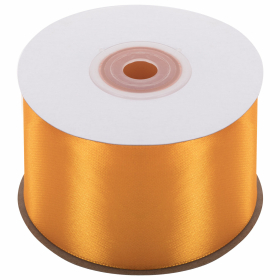 Лента атласная ширина 50 мм, длина 23 м, оранжевая, BRAUBERG, 591526