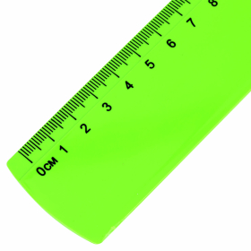 Линейка пластиковая 40 см ПИФАГОР, неоновая, ассорти, 210844