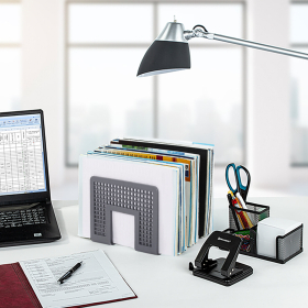 Лоток-сортер для бумаг BRAUBERG "Office-Expert", 3 отделения, 207х212х168 мм, сетчатый серый, 238022