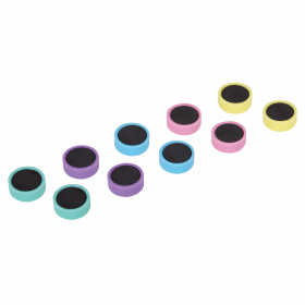 Магниты 20 мм, НАБОР 10 шт., "MACAROONS", BRAUBERG KIDS, блистер, 272520