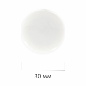 Магниты BRAUBERG "BLACK&WHITE" УСИЛЕННЫЕ 30 мм, НАБОР 10 шт., белые, 237467