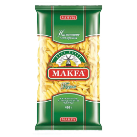 Макароны МАКФА "Перья", 400 г, 15774