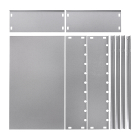 Мангал сборный стальной, размер 500х300х500 мм, в термопленке, 701726