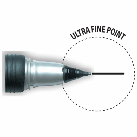 Маркер перманентный BIC "Intensity Ultra Fine", ЧЕРНЫЙ, тонкий наконечник 0,8 мм, 8290801