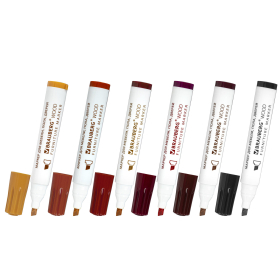 Маркеры для ремонта мебели и изделий из дерева, 6 ЦВЕТОВ, BRAUBERG WOOD, 152203