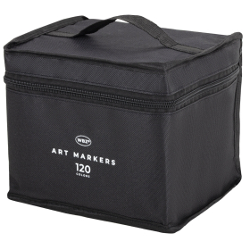 Маркеры для скетчинга двусторонние, НАБОР 120 шт., текстильный чехол, WBZ, 152576