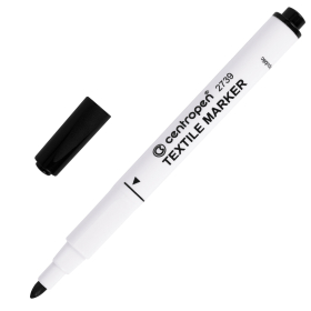 Маркеры для ткани 6 ЦВЕТОВ CENTROPEN "Textile Marker", круглый наконечник, 1,8 мм, 2739/6, 5 2739 0610
