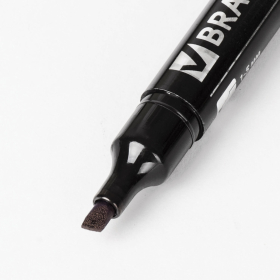 Маркеры перманентные BRAUBERG "Contract", НАБОР 4 ЦВЕТА, скошенный наконечник, 1-5 мм, 150473