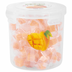 Мармелад жевательный "Кубики Манго" FLAVIMENTO, 320 г, в индивидуальной упаковке, пластиковая банка, УТ-00002447