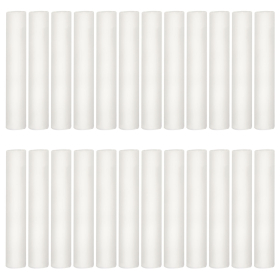 Мел белый круглый мягкий 24 штуки, BRAUBERG, картонная упаковка, 227439