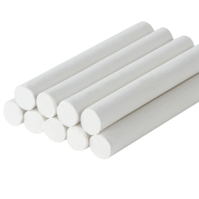 Мел белый круглый мягкий 400 штук, BRAUBERG, картонная упаковка, 227441