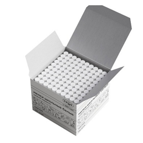 Мел белый круглый средней твердости 100 штук, ГАММА, картонная упаковка, 280120212