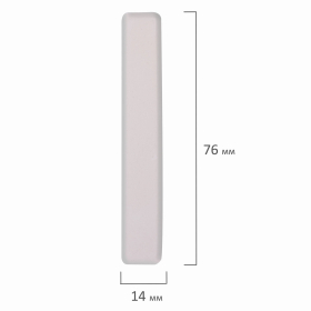 Мел белый квадратный 100 штук, ЮНЛАНДИЯ (Алгем), картонная упаковка, 229070