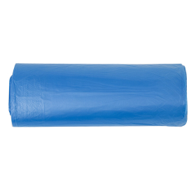Мешки для раздельного сбора мусора 60 л синие в рулоне 20 шт., ПНД 10 мкм, 58х68 см, LAIMA, 606703, 3828