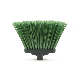 Метла синтетическая плоская "МИШЕЛЬ" ширина 24 см, высота 18,9 см, без черенка, еврорезьба, LAIMA EXPERT, 605370