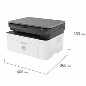 МФУ лазерное HP Laser 135a "3 в 1", А4, 20 стр./мин., 10000 стр./мес., 4ZB82A