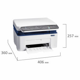 МФУ лазерное XEROX WorkCentre 3025BI "3 в 1", А4, 20 стр./мин., 15000 стр./мес., Wi-Fi, 3025V_BI