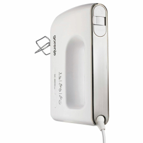 Миксер GORENJE M460CDC, 400 Вт, 5 скоростей, 2 венчика, 2 крюка для теста, белый, 7356