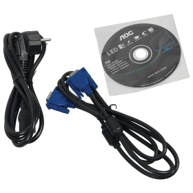 Монитор AOC E2070SWN (/01), 19,5" (50 см), 1600x900, 16:9, TN+film, 5 мс, 200 cd, VGA, черный