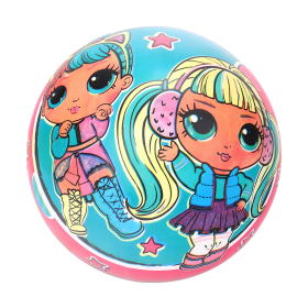 Мяч надувной полноцветный, лицензия, ПВХ, 23 см, АССОРТИ 10 видов, 665639