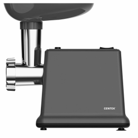 Мясорубка CENTEK CT-1624, 2000 Вт, производительность 2 кг/мин, 4 насадки, реверс, черный
